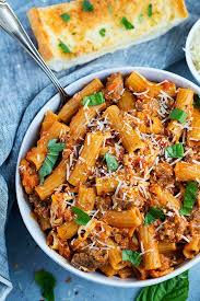 You Know Those Nights When You Don T Know What To Make For Dinner And Aren T Feeling Motivated To M With Images Sausage Pasta Recipes Sausage Pasta Italian Sausage Recipes
