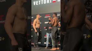 #1 mw israel adesanya opponent's last 5: Ufc Fight Night Weigh Ins Intense Face Off Between Kevin Holland And Marvin Vettori Sportsmanor