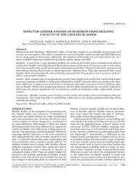Find out with this webmd quiz how much your bladder holds, how you know you need to pee, and more. Pdf Effect Of Gender And Bmi On Maximum Urine Holding Capacity Of The Urinary Bladder