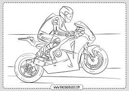 Keep your kids busy doing something fun and creative by printing out free coloring pages. Dibujo Motocicleta Colorear Cars Coloring Pages Cartoon Coloring Pages Bike Drawing