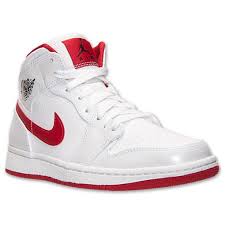 Air Jordan 1 Mid White Black Gym Red Men S Air Jordan Retro 1 Mid Basketball Shoes Air Jordans Retro Original Air Jordans Air Jordans