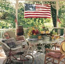 Here's a smaller deck with a pretty pergola and beautiful outdoor dining set. Vintage Country Living Octagonal Porch