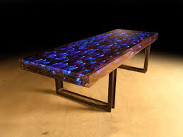 10 Ft L Dining Table Desk Driftwood Resin Embedded Led Lights Iron Rail Base Ag Resin Table Driftwood Furniture Resin Furniture