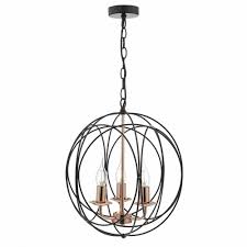 Get the best deal for led copper pendant chandeliers & ceiling fixtures from the largest online selection at ebay.com. 3 Light Black And Copper Ceiling Pendant Lighting And Lights Uk