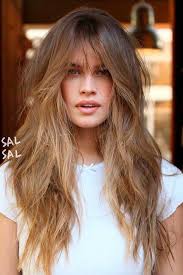 Her straight hair with her long wispy bangs looks. Long Hair With Bangs How To Choose Perfect Bangs For Your Face