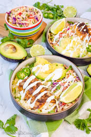 Healthy tacos is a collection of gluten free, veggie packed, easy taco recipes that the whole family will love! Low Carb Fish Taco Bowls Recipe Inside Brucrew Life