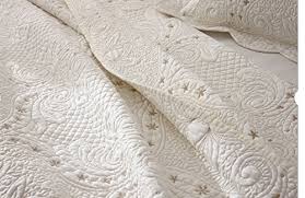 Check out our cream quilt selection for the very best in unique or custom, handmade pieces from our quilts shops. Brandream Romantic Cream White Bedding Quilt Set Queen King Size Embroidery Vintage Bedspread Coverlet Set Farmhouse Goals