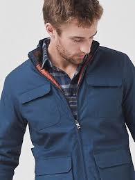 NWT Peter Millar Crown Waxed Cotton Safari Jacket, Navy, Size XXL, Orig  $298