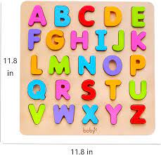 Wie viele buchstaben hat das alphabet? Buy Wooden Alphabet Puzzle Toys Abc Letter Number Puzzle For Toddlers 1 2 3 Years Old Preschool Learning Toys For Kids Educational Name Puzzle Gift For Boys And Girls Alphabet Puzzle