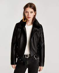 Image 2 Of Faux Leather Biker Jacket With Quilted Interior From Zara Faux Leather Biker Jacket Jackets For Women Jackets