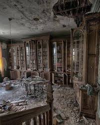 The family is now long gone and as the homes were sold, the servants were second class citizens during the victorian era; Victorian Houses On Twitter A Library Inside An Abandoned 19th Century Victorian Mansion Who Wants To Explore