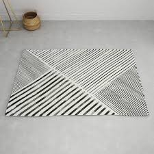 Black And White Striped Rug Png Black And White Stripes Abstract Rug By Prints Miuus Studio Society6 In 2020 Abstract Rug Rugs Prints