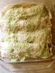 Chicken Enchiladas With Avocado Cream Sauce The Holzmanns Recipe Food Recipes Mexican Food Recipes
