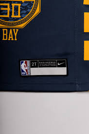 Men's new era navy golden state warriors 2020/21 city edition oakland forever pullover hoodie. Steph Curry Golden State Warriors Official 18 19 Nike City Edition Swingman Jersey Toddler Blue Stateside Sports