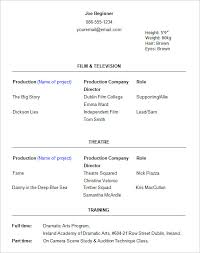 11+ Acting Resume Templates - Free Samples, Examples, & Formats ...