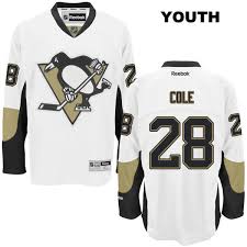 Ian Cole Youth Reebok Pittsburgh Penguins Authentic Stitched