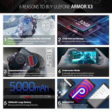 Ulefone Armor X3 Rugged Android 9 ...