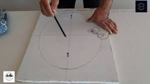 اسهل طريقة لرسم شكل بيضاوي بالجبس بورد Youtube