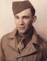 Pfc killed in action in France during World War II