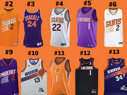 Check out our phoenix suns jersey selection for the very best in unique or custom, handmade pieces from our sports & fitness shops. Suns Uniforms Over The Years Which Ones Were The Best Bright Side Of The Sun