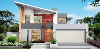 contemporary two storey house plan with