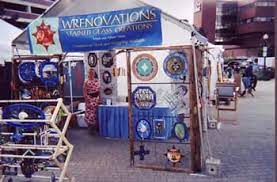 Wrenovations Custom Stained Glass Craft Shows Stained Glass Crafts Craft Fairs Booth Stained Glass Projects