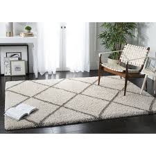 Duhon Geometric Ivory Rug Wohnung