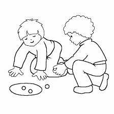 Resultado de imagen para juegos tradicionales para colorear. Dibujos De Juegos De Patio Para Colorear