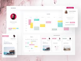 Hello Dribblers Today I Have For You A Calendar Dashboard Concept I Hope That You Will Enjoy It Follow Us On Twitter Web Design Calendar Pages Calendar