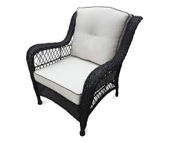 Wilson Fisher Barcelona 4 Piece Resin Wicker Chair Set With Ottomans Cushions Big Lots In 2020 Wicker Chair Cushions Wicker Patio Furniture Wicker Porch Furniture