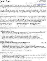 Resume Examples Oil Field Examples Field Resume Resumeexamples Sample Resume Templates Resume Examples Resume Layout