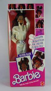 1986 Super Hair Barbie Doll Aa African American Black Magic Styling Barrette 3296 By Mattel New Nrfb W Superstar Barbie Barbie Dolls Barbie Hairstyle