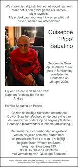 Guiseppe Sabatino 25 04 2020 Inmemoriam