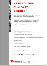 Hr Executive Hr Jobs Human Resources Jobs Executive Jobs