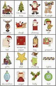free pdf christmas vocabulary charts and writing tasks english kindergarten anatomy physiology flash cards