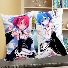Maybe you would like to learn more about one of these? Throw Pillow Case Pillow Cover Re Zero Anime Bed Cushion 35x55cm Ebay