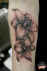 59 Black And Grey Lily Tattoos Collection