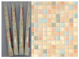 Klebefolie 4er Set Mosaik Pienza Mobelfolie 45x200 Cm Dekorfolie Kuscheldecken Zierkissen Fensterfolie Fussmatten Teppichlaufer