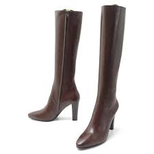 New Yves Saint Laurent Shoes Lily Boots 440854 40 Brown Leather Shoes Ref 340846 Joli Closet