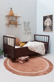 tapis petit round rug anna old pink boys room styling in 2021