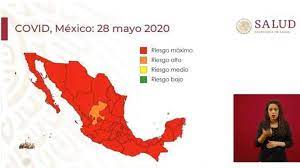 La mitad del país estará en color verde y solo quintana roo en naranja; Todo Mexico Salvo Zacatecas Esta En Riesgo Maximo Por Covid 19 Segun Semaforo Federal El Financiero