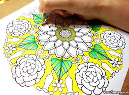 You could also print the picture using the print button above the image. Intro To Art Markers A Beginner S Guide To Markers For Coloring And Drawing Thaneeya Com Marker Art Mandala Coloring Pages Intro To Art