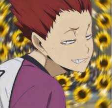 Ah yes my favorite scene in haikyuu (pbs.twimg.com). Aesthetic Anime Pfp Haikyuu Tendou Novocom Top
