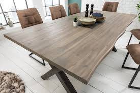 Weitere ideen zu esstisch, tisch, esstisch holz. Esstisch Grau 200cm Akazie Massivholz Industrial Look Dunord