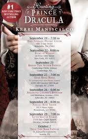 Meet Kerri Maniscalco And Special Guests For Her Hunting Prince Dracula Fall Tour Dracula Special Guest Prince