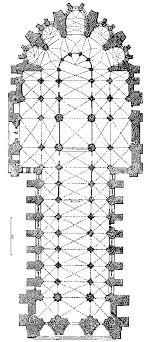 Rheims Reims Cathedral Plan Reims Cathedral Architecture Illustration Gothic Architecture