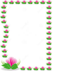 The borders are sized for use with 8.5 x 11 paper. Floral Borders Invitations Free Printable Invitation Templates Paper Trail Design