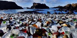 Gambar pemandangan yang mudah digambar dan berwarna, gambar pemandangan alam sumber gambar : Cantiknya Pasir Kaca Berwarna Warni Di Pantai Fort Bragg Merdeka Com