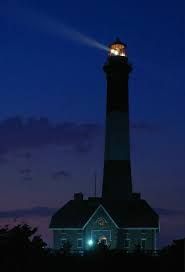 Fire Island Light At Night Beautiful Lighthouse Island Lighthouse Lighthouse