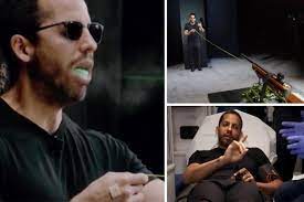 He pulled himself up to drink fluid and restore normal circulation. Magician David Blaine Shoots Himself In The Mouth As Famous Bullet Stunt Goes Wrong